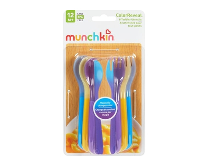 Munchkin Colorreveal Toddler Utensils 12M+ - 6.0 EA