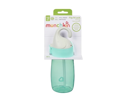 Munchkin Flip N Lock Straw Cup 12 M+ 355Ml - 1.0 EA