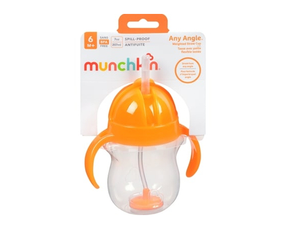 Munchkin Tasse avec paille flexible lestée Click Lock 7 oz - 1.0 EA