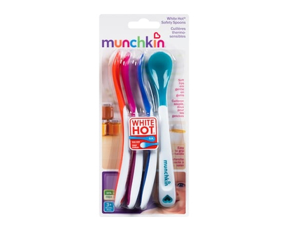 Munchkin Soft Tip Infant Spoons, White - 4.0 EA