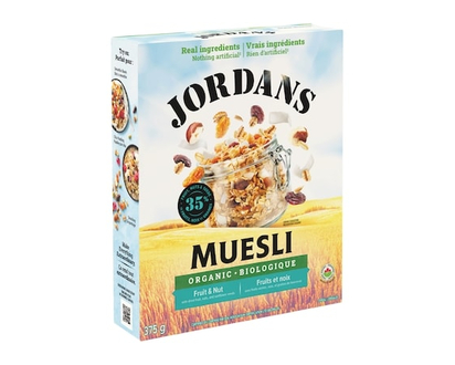 Jordans Organic Fruit & Nut Muesli - 375.0 G