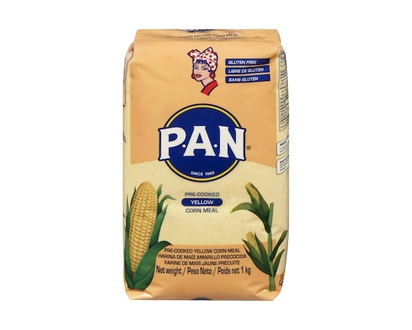 Pan Pre-Cooked Yellow Corn Meal - 1.0 KG