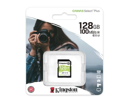Kingston 128GB SDXC Canvas Select Plus - 1 EA