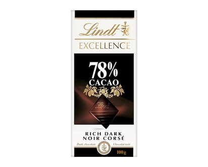 Lindt EXCELLENCE 78% Cacao Dark Chocolate Bar - 100.0 G