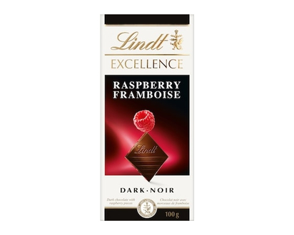 Lindt EXCELLENCE Raspberry Dark Chocolate Bar - 100.0 G