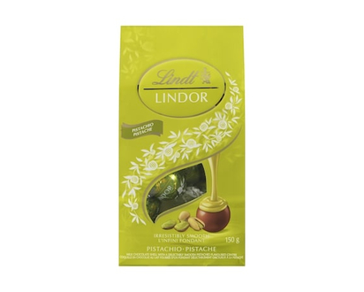 Lindt Milk Chocolate Shell With A Delectably Smooth Pistachio Flavoured Centre - 150.0 G