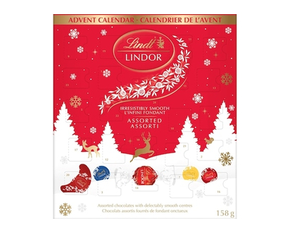 Lindt LINDOR Assorted Chocolate Advent Calendar - 158.0 G