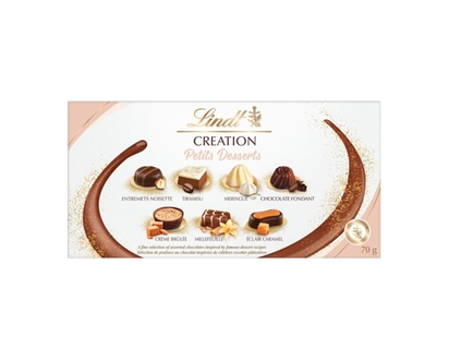 Boîte-cadeau Chocolats assortis Lindt CREATION DESSERT, 70g - 70 G