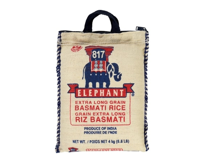 817 Elephant Extra Long Basmati Rice - 4.0 KG