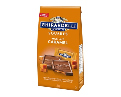 Lindt Milk Chocolate Caramel Squares, Bag - 151.0 G