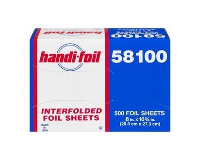 Feuilles d’aluminium pré-coupées - 1.0 EA