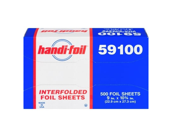Interfolded Foil Sheets 59100 500 Foil Sheets - 1.0 EA