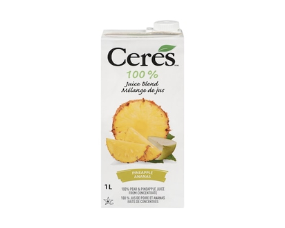 Ceres Kosher Pineapple Juice - 1.0 L