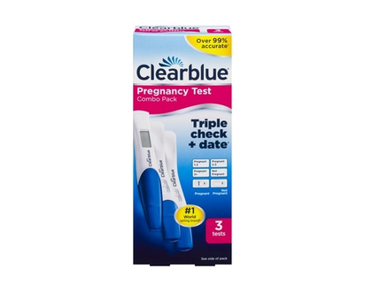 Clearblue Pregnancy Test Combo Pack Triple-Check & Date - 3.0 EA