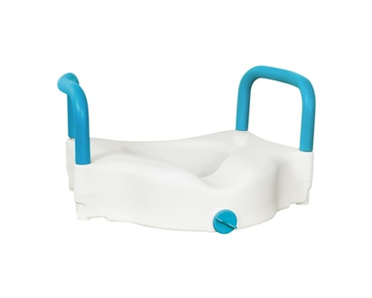 Aquasense Siège de toilette surélevé 3 en 1, blanc, 10,16 cm - 1 EA