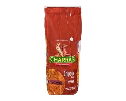 Charras Corn Tostadas Chipotle Flavor With Sea Salt - 350.0 G
