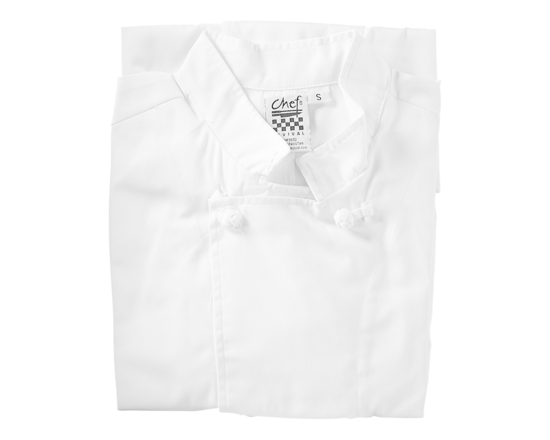 Chefs Coat with Small Knot Buttons - 1.0 EA