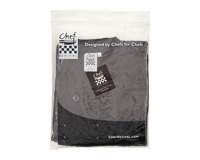 Black Chef Coat, XL - 1.0 EA