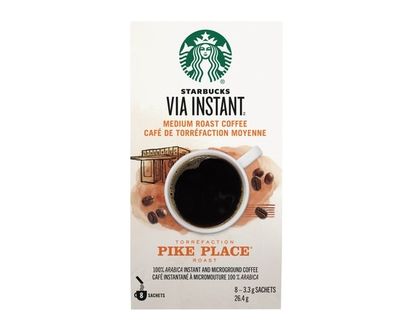 Starbucks Via Instant Pike Place - 8 EA