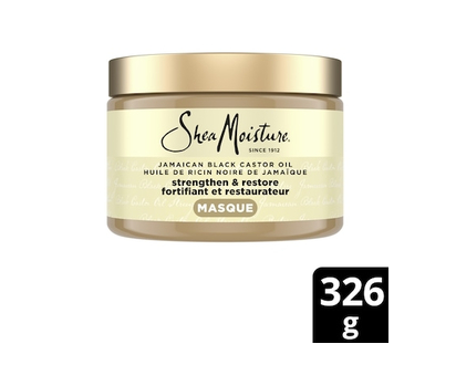 Shea Moisture Strengthen & Restore Hair Treatment For Dry Hair Castor Oil Conditioner - 326.0 G