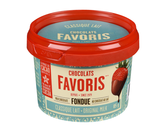 Chocolats Favoris Fondue au chocolat au lait classique lait - 85.0 G
