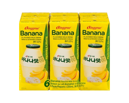 Binggrae Tinytan Banana Flavored Milk Drink - 200.0 ML