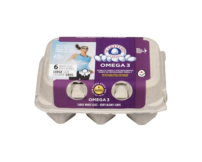 Nutri-Egg Omega 3 Large White Eggs - 6.0 EA
