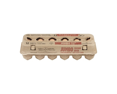Maritime Pride Jumbo Brown Eggs Jumbo Size - 12.0 EA