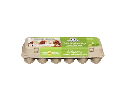 Coldspring Farm Eggs, Maritime Pride Free Range Size Large 12 - 12.0 EA