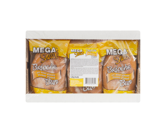 Bun, Honey Glazed, case - 1.28 KG