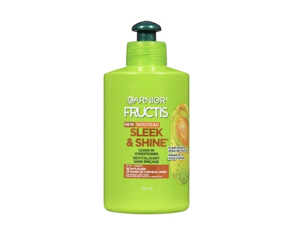 Garnier Sleek & Shine Intensely Smooth Leave-In Conditioning Cream Frizzy, Dry Hair - 300.0 ML
