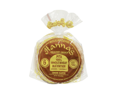 Hannas Pita, Small Whole Wheat - 225.0 G