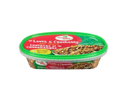 Fontaine Santé Salade trois lentilles et canneberges - 400.0 G