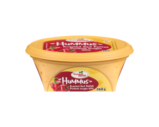 Fontaine Santé Hummus, poivrons rouges grillés - 260.0 G