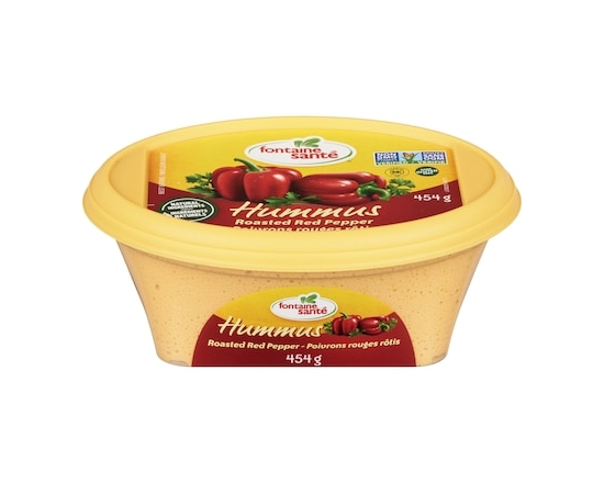 Fontaine Santé Hummus, poivrons rouges grillés - 454.0 G