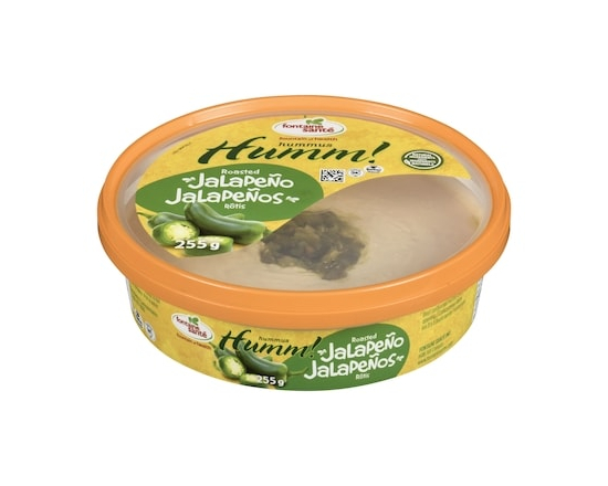 Fontaine Santé Hummus, jalapenos rôtis - 255.0 G