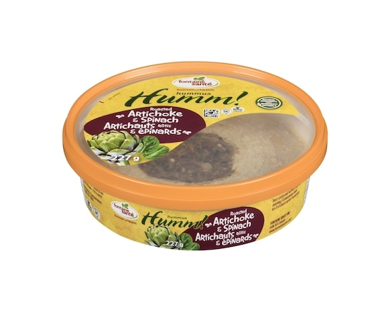 Fontaine Santé Hummus, artichauts et épinards - 227.0 G
