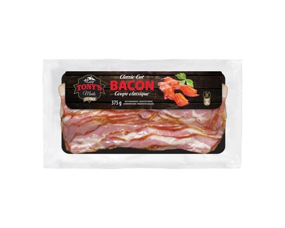 Tony's Meats Classic Cut Bacon - 375.0 G