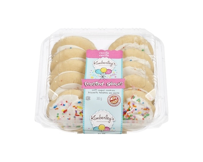 Kimberley's Bakeshoppe Soft Sugar Cookies Vanilla Frosted - 383.0 G