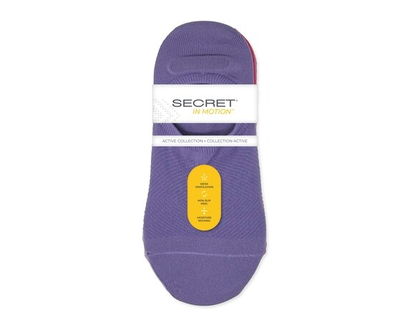 Secret Collection InMotion™ Doublures coupe basse maille diamant - TAILLE UNIQUE - 1 CHA