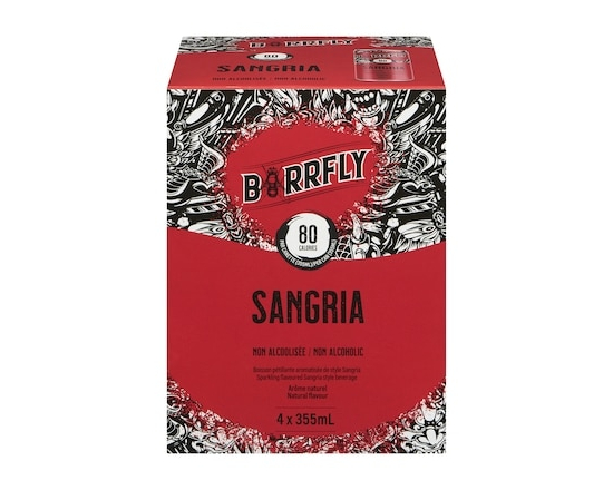 Barrfly Boisson pétillante aromatisée de style sangria - 355.0 ML