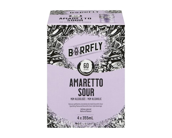 Barrfly Boisson pétillante aromatisée de style amaretto sour - 355.0 ML
