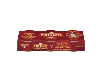Callipo Solid Light Tuna, Olive Oil - 80.0 G