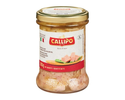 Callipo Chunk Light Yellowfin Tuna in Olive Oil - 200.0 G