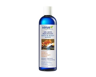 Lotus Aroma Bath & Body Wash Sweet Orange & Mandarin - 360 ML