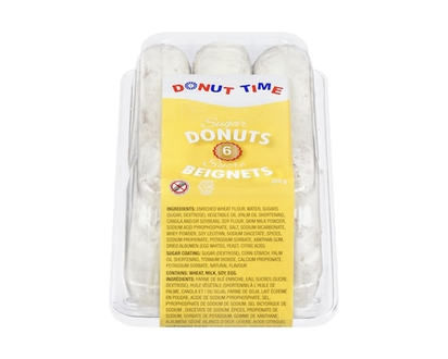 Donut Time 6 Sugar Donuts 250 g - 250.0 G