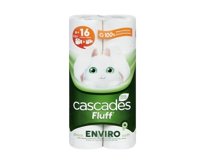 Cascades Fluff Bathroom Tissue Enviro Soft 2 Ply - 8.0 EA