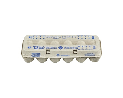 Delong Eggs Brown Extra Large Size - 12.0 EA