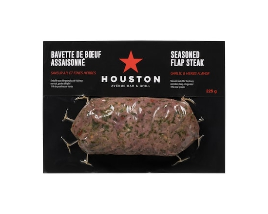 Houston Avenue Bar & Grill Bavette de bœuf assaisonné ail et fines herbes - 225.0 G