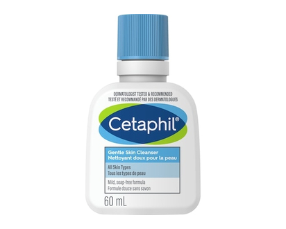 Cetaphil Gentle Skin Cleanser, Hydrating Face Wash & Body Wash, Ideal for Sensitive, Dry Skin - 60 ML